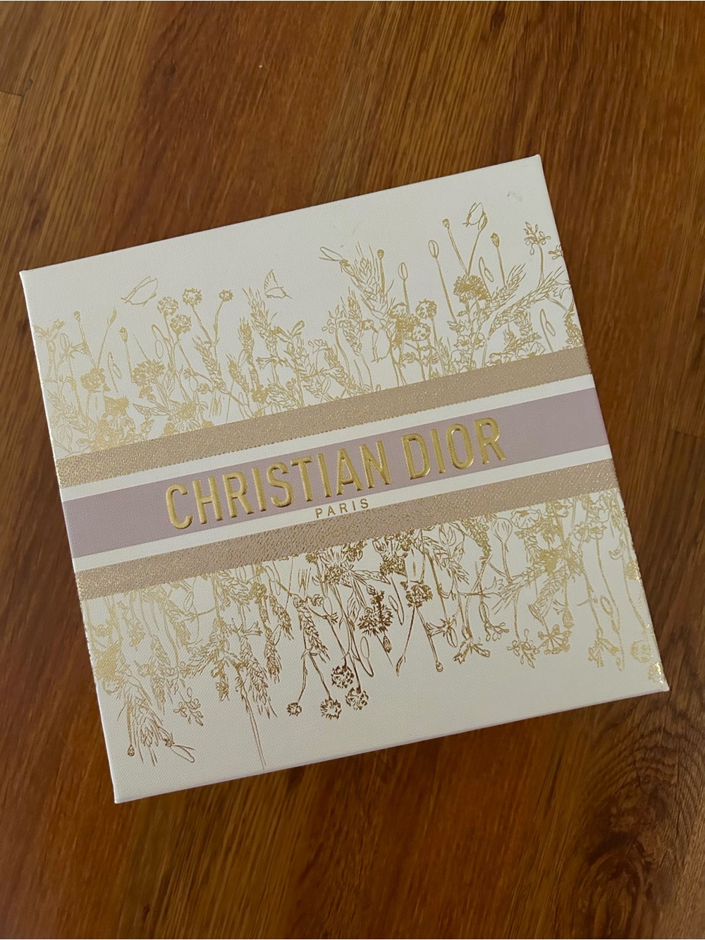 Christian Dior Gold & Blush Decorative Box